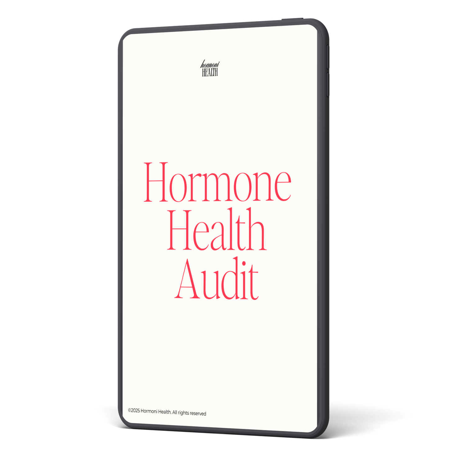 Hormone Health Audit